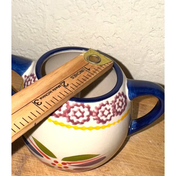 Temptations Old World Double-Handled Soup Bowl 18 Oz Microwave & Dishwasher Safe - Picture 5 of 5